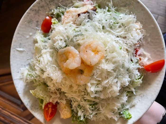 Цезарь с креветками